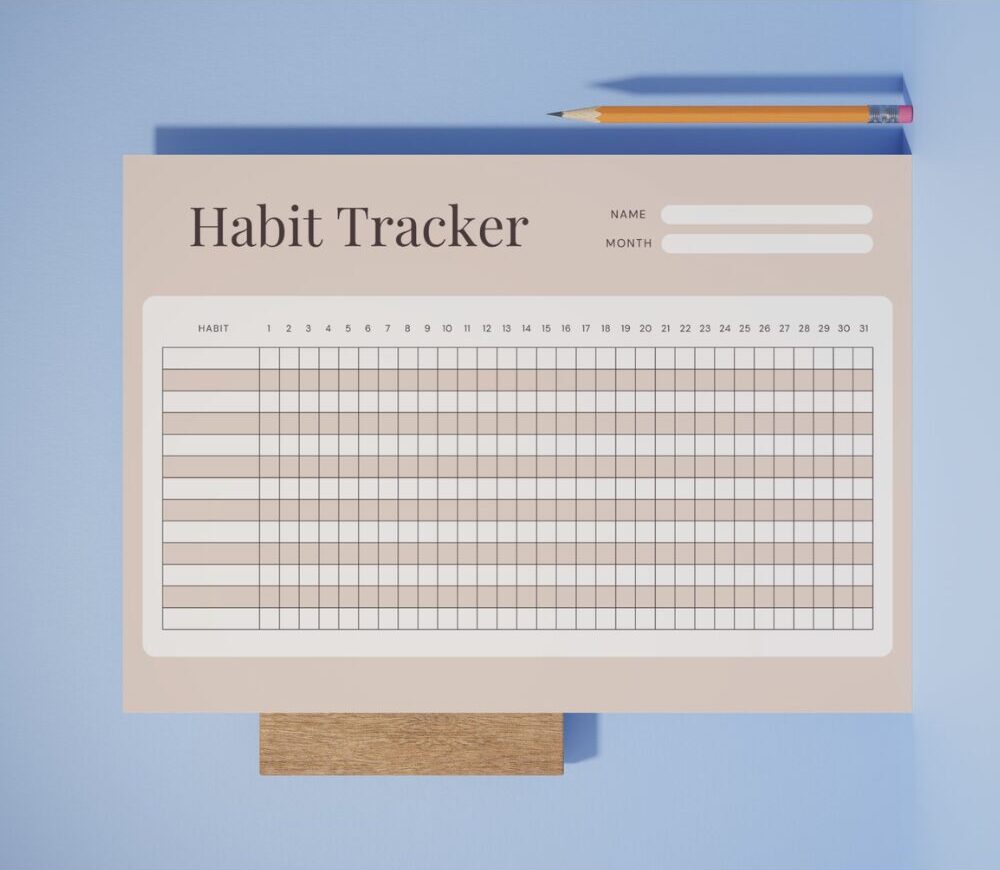 30 Day Glow Up Challenge: Free Habit Tracker To Keep You Motivated